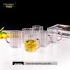 Flewenz Heat-Resistant Glass Cups with Handles (Set of 6)
