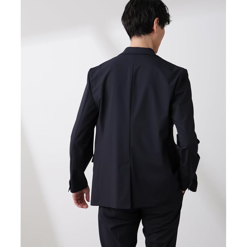 [Nano Universe] N JACKET BASIC” tropical stretch jacket men's L 121 D. Navy 668-5117202