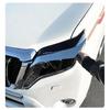 Headlight Eyebrow Trim For Toyota Prado 150 2014 2015 2016 2017 Front Lamp Brow Molding Strip Chrome Styling Car Exterior Parts