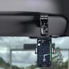 Car Phone Holder, Multifunctional 360 Degree Rotating Rearview Mirror, Seat Clip Holder, 4.0-6.1 Inch Mobile GPS Holder