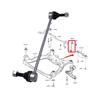 Front Stabilizer Link L/R for LINCOLN MKX 2nd Generation 2.0t 2.7t 2015- DG9C3B438ANC JX613B438ACC Sway Bar Link