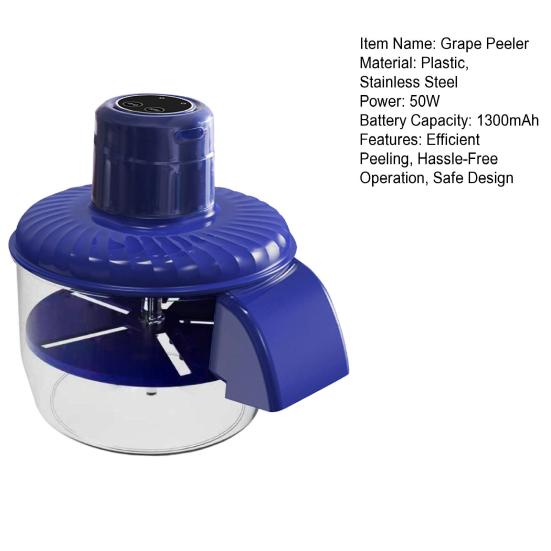 Electric Grape Peeler Machine Automatic Fruit Garlic Peeler Usb Rechargeable