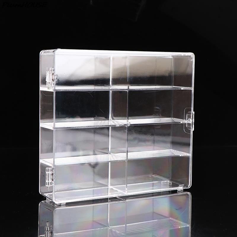 1X Acrylic Hot Wheels Car Storage Box For Diecast 1/64 Storage Displays Dustproof Educational Kid Boys Toys For Children Gift