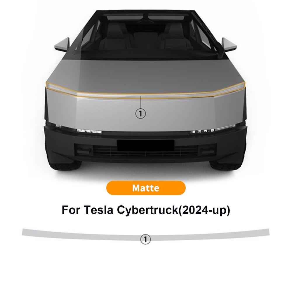 TPU Car Headlight Protective Film For Tesla Cybertruck 2024 2025 2026 Transport & Smoke Anti-Scratch Auto External Accessories.