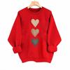 Women's Casual Fashion Valentine's Day Print Long Sleeve O,Neck Sweatshirts Pullover Top