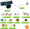 Cat Toy Cat Mouse FISH-BOMB Set Teaser, Tunnel, Ball, (Set E)