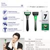Non-Toxic Safety 7-Blades Razor Replaceable Razor Refill Blades Classic Men'S Shaving Tool