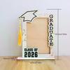 Wooden Graduation Photo Frame With Grad Cap Diploma Decor Class Of 2026 Ideal Grad Gifts Desk Decor Souvenir