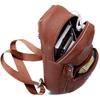 Neue koreanische Damen Messenger Bag & Rucksack aus echtem Leder, multifunktional