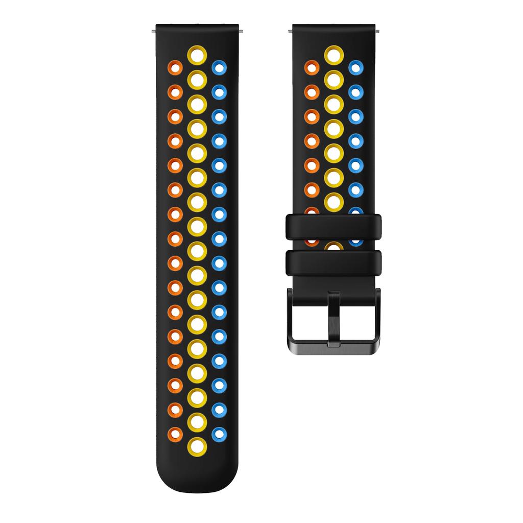 22mm Silicione Band for Huawei GT6 Pro GT6 46mm Two-tone Round Hole Sport Band for Huawei GT6/5/4 GT6/5 Pro 46mm Universal Strap