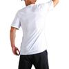 Nike Solid Color Crew Neck Pullover With Logo Print Short Sleeve T-Shirt Men Tops White 830950-100