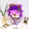 18 Rose Soap Flower Bouquet Gift Box for Qixi Valentine's Day