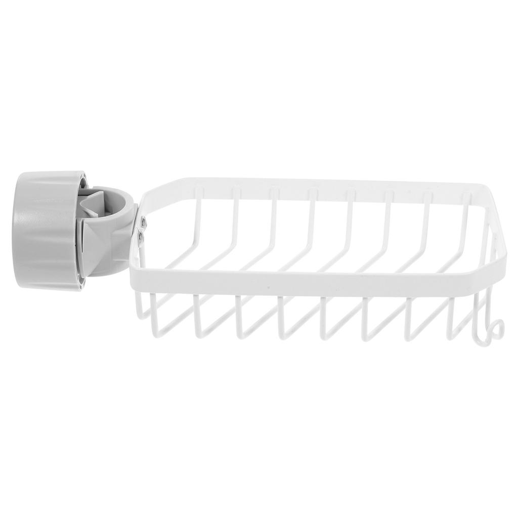 Stainless Steel Kitchen Sink Organizer Sponge Holder Dishcloth Rack Faucet Mount Multi-Functional Drain Rack for Home Sink