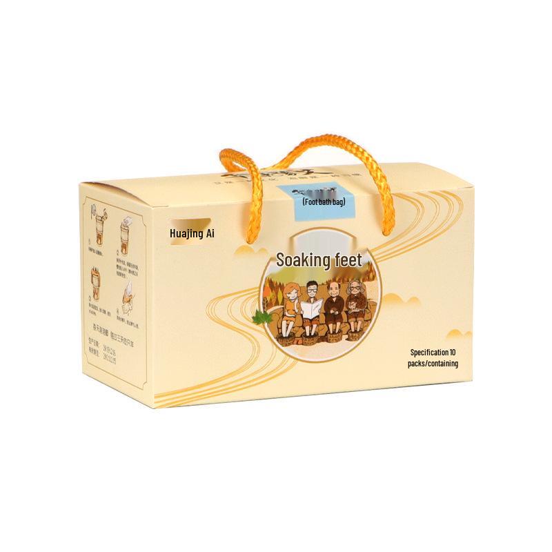 Beifuß & Sichuanpfeffer Kräuter-Fußbad - Kältevertreibendes & Schlafhilfepulver