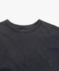 Liomeu Curved Incision Washed Short Sleeve T-Shirt_Gray