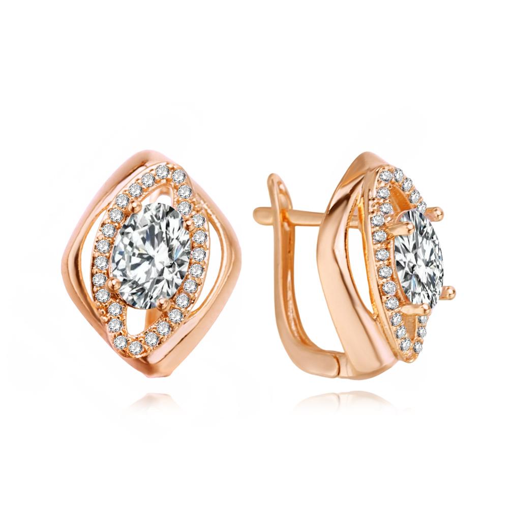 Stud Earrings For Women Fashion Luxury Cubic Zirconia Drop Earrings