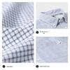 Septwolves Men's Easy-Care Plaid Casual Shirt