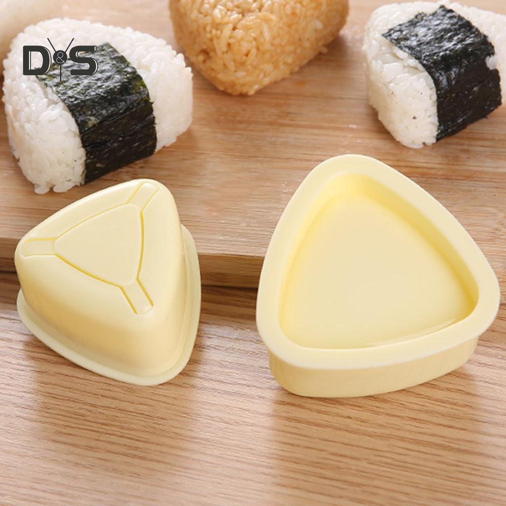 SW Portable Triangle Rice Ball Mold with Spoon Press Sushi Maker ...