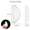 5Pairs Eyeglasses Anti Slip Nose Pads Soft Silicone Adhesive Glasses Nose Pads For Plastic Frame Glasses Sunglasses(Black/White)