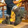 New Fashion Men Safety Shoes Steel Toe Work Shoes Anti-smash Anti-puncture Indestructible Shoes Protective Boots Oil Resistant
