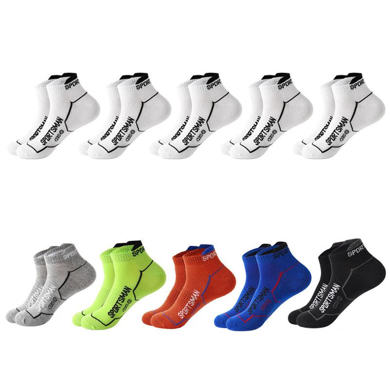6/10 Pairs Men Socks Autumn And Winter Socks Sports Mesh Running Socks Wicking Sweat Deodorant Short Socks Casual Cotton Socks