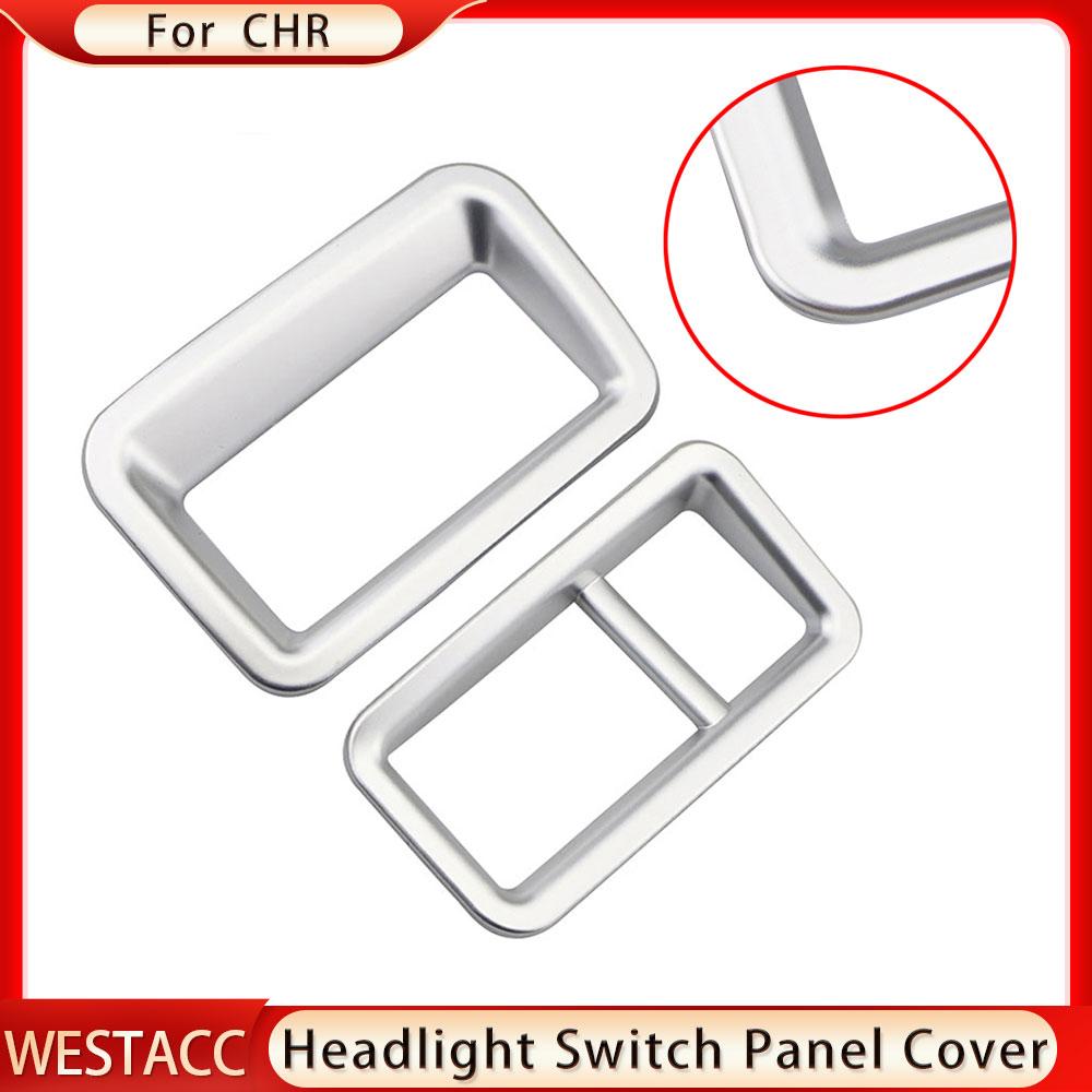 ABS cromat mașină comutator panou capac decorare autocolant ornamente pentru Toyota CHR C-HR 2016 2017 2018