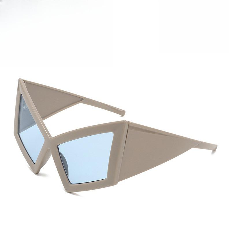 Oversized Cat Eye Women Sunglasses Luxury Brand Designer Big Frame Vintage Eyewear Y2K Punk Sun Glasses UV400