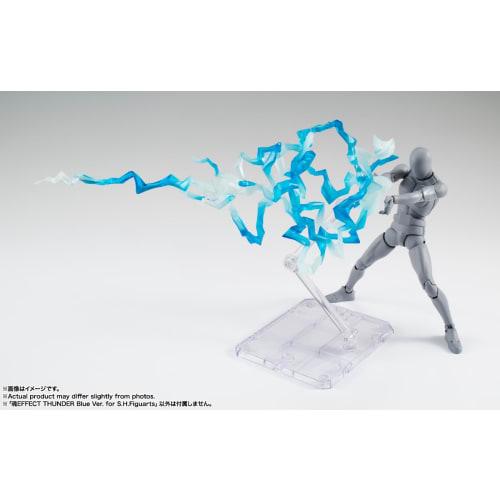 TAMASHII NATIONS Tamashii EFFECT THUNDER Blue Ver. for S.H.Figuarts, approximately 240mm, PVC & ABS figure effect parts