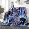 1Pc Moonlit Dreams Blanket Soft Throw Blanket For Home Bedroom Bed Sofa Travel Office Solid Christmas Blanket