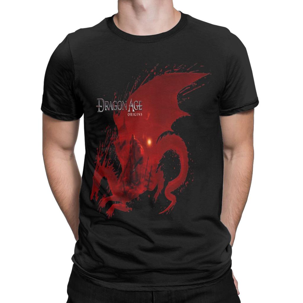 Origins Novelty Graphic 100 Cotton Tshirt Dragon Age Tees Tops For Unisex