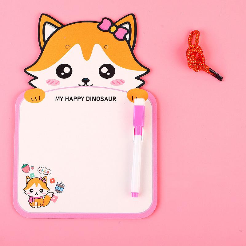 Children Cartoon Animal Erasable Drawing Board Toy Funny Early Education Double-sided Paperboard Writing Graffiti Drawing Boards