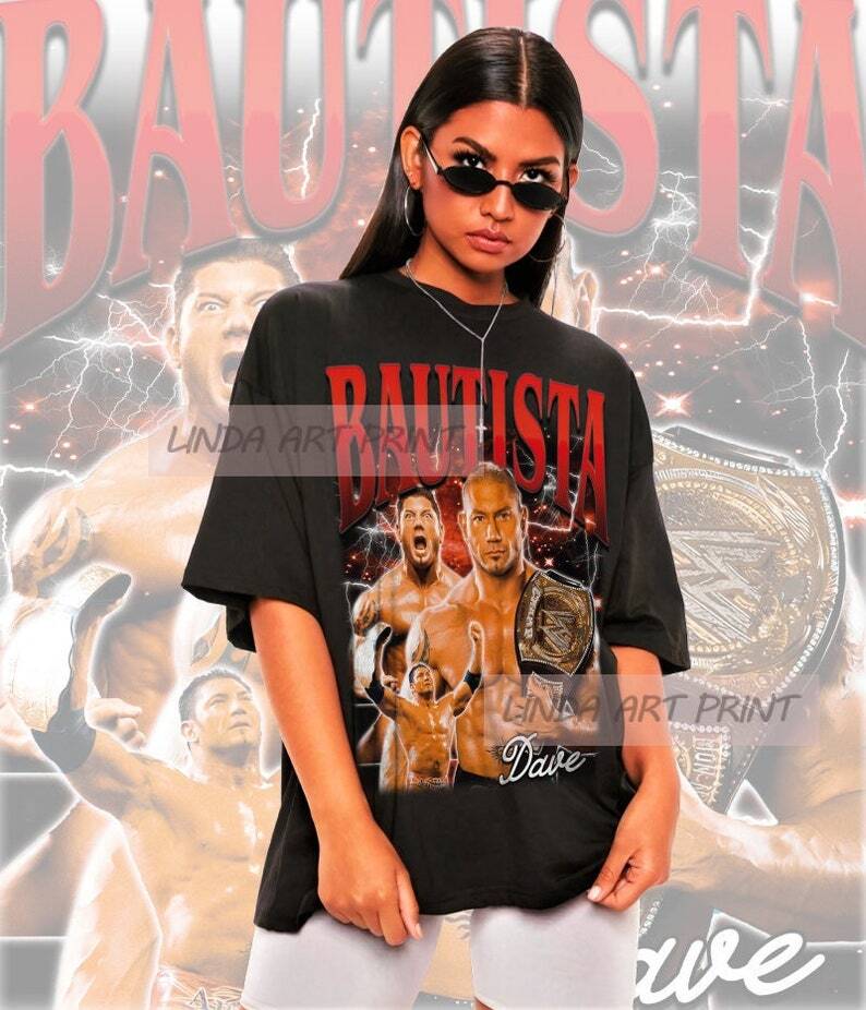 

Retro Dave Bautista Shirt - Dave Bautista Tshirt,Dave Bautista T shirt,Dave Baut Unisex T-Shirt XXL