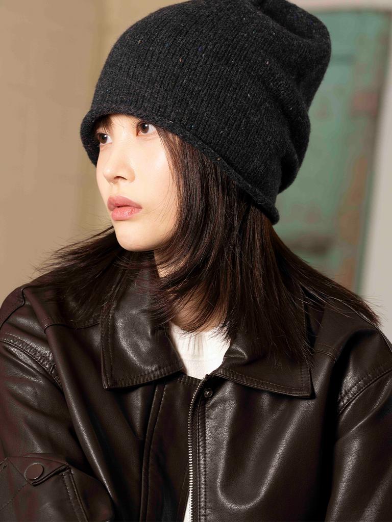 The Green Lab Faux Leather Blouson Jacket [Brown]