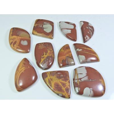 387Cts. Natural Noreena Jasper Fancy Cabochon Loose Gemstone 10Pcs Lot A-782