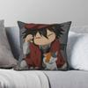 Ranpo Edogawa Bungo Stray Dogs Pillowcase Polyester Linen Velvet Printed Zip Decor Car Cushion Cover 45x45