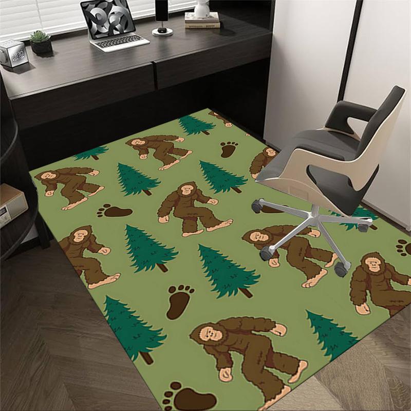 

1PC Bigfoot Forest Extra Large Non-Slip Floor carpet, Office, family, bedroom, Studio - Large Area RugJ0325 60cm by 90cm