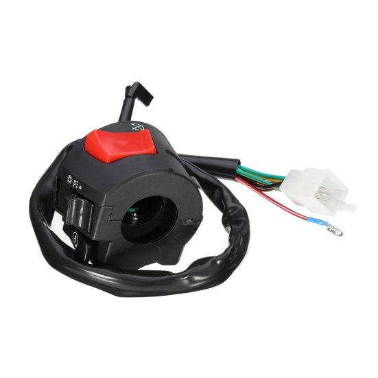 2Pcs/Set Universal Motorcycle Handlebar Horn Turn Signal Light Control Switch
