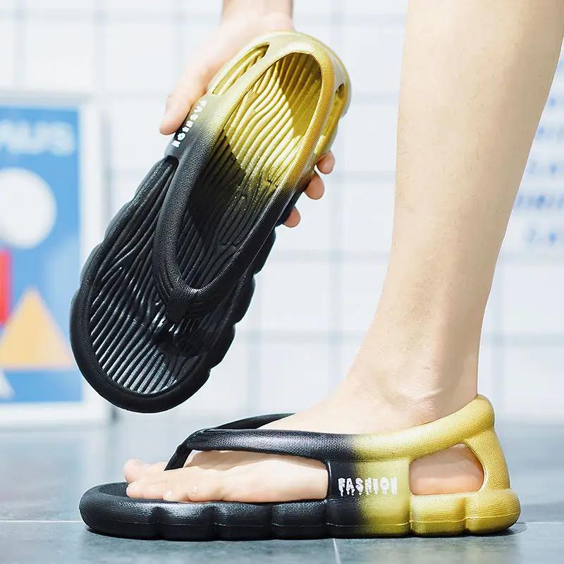 Fashion Beach Men's Sandal Sports Height Flip Flops Daily Use Summer 2025 In Welcome Deal New Design Luxury H Styles Wholesale Male Shoe