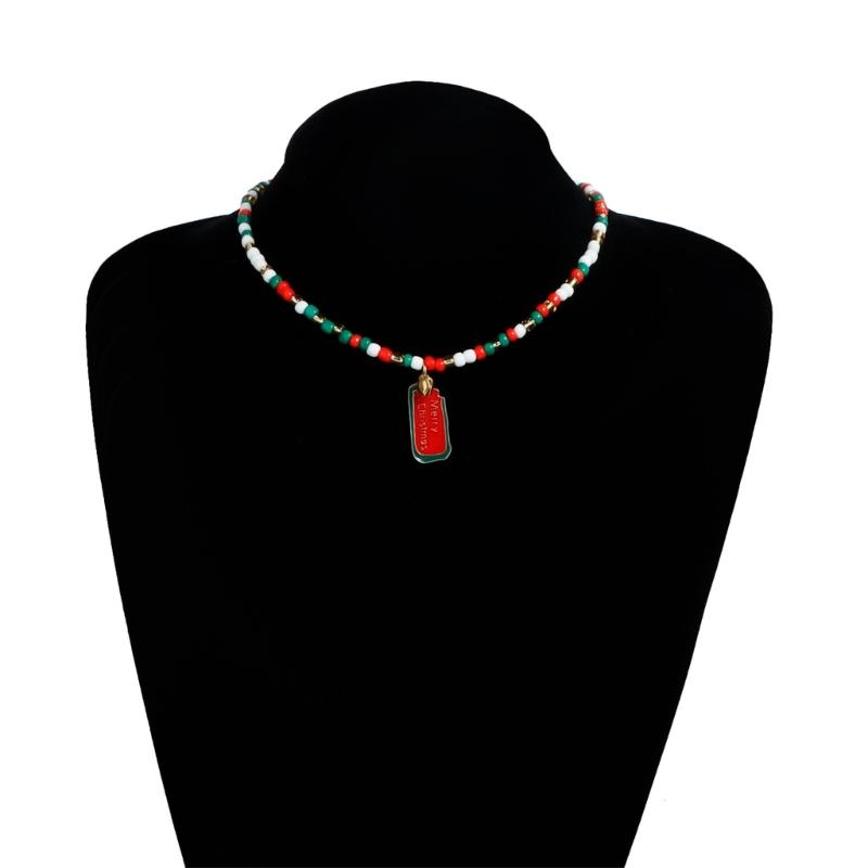 Fanciful Multicolored Sequined Mixture Necklace Comfortable Christmas Decoration For Parties School Incidents Parades