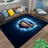 "Arsenal Logo Glowing Lightning Design Carpet for Home Decor" Suitable for use as an anti-slip for living room bedroom sofas