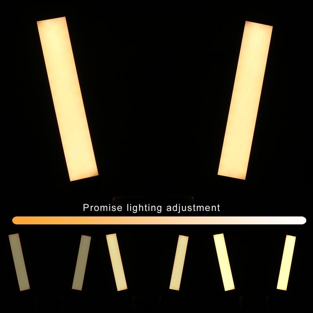 45W Dual-Arm LED Lamp for Photography/Live Stream - Foldable & Portable Fill Light