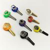 10pcs Colorful PVC Key Covers with Elastic Rings - Durable Silicone Identification Tags for Easy Key Organization, Assorted Colors