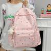 Manyin Cute Junior High School Student Backpack for Girls, Elementary School Girl Backpack for Girls, New Student Commuter Backpack for Girls