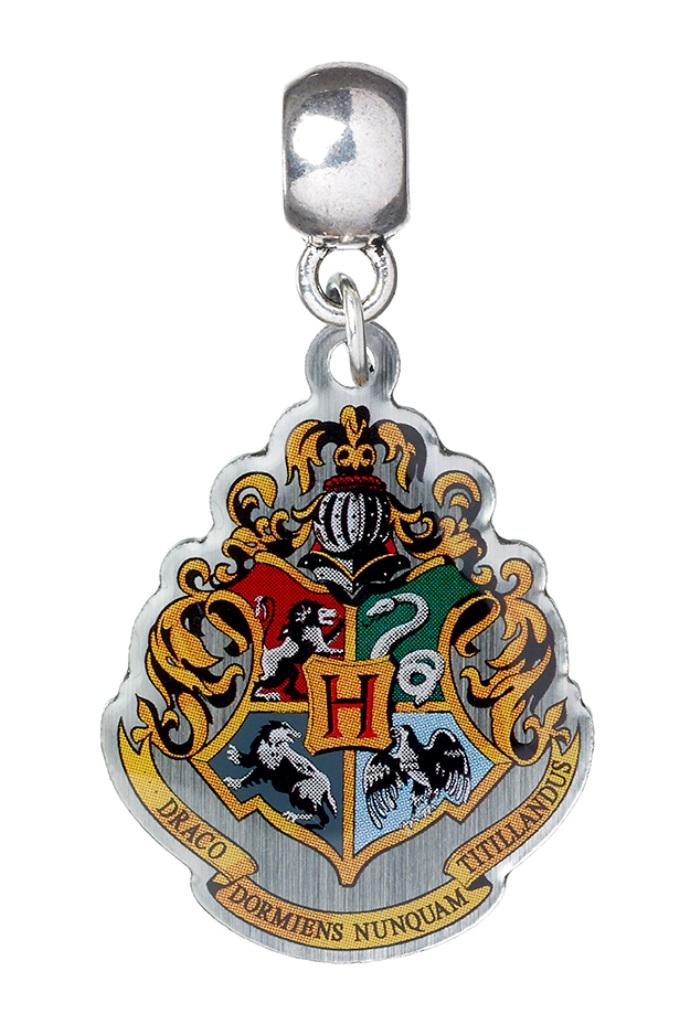 Harry Potter Hogwarts Crest Slider Charm Silver