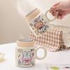 Xiaoyueya Cartoon Ceramic Mug with Lid