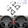 Car Steering Wheel Switch Panel Sequins Trim for Vw Golf Mk6 Passat B7 Cc Eos Tiguan Jetta Touran Sharan Caddy