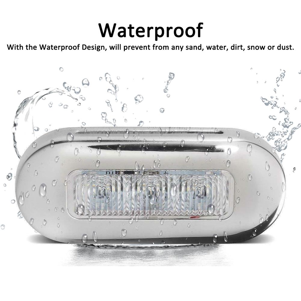 LED Courtesy Light Waterproof Marine Boat Transom LED Stern Light Stair Deck Transom Light Boat Indicator Lamp for Yacht Marine