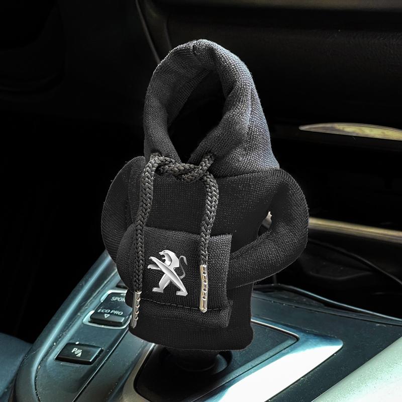 For Peugeot 308 408 508 RCZ 208 3008 2008 206 207 406 407 408 206 207 208 306 307 Fashion Car Gear Car Shift Lever Cover Car Gear Shift Knob Hoodie