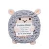 Cute Positive Sheep Emotional Support Positive Crochet Animals Bookshelf Decorations Handmade Gift