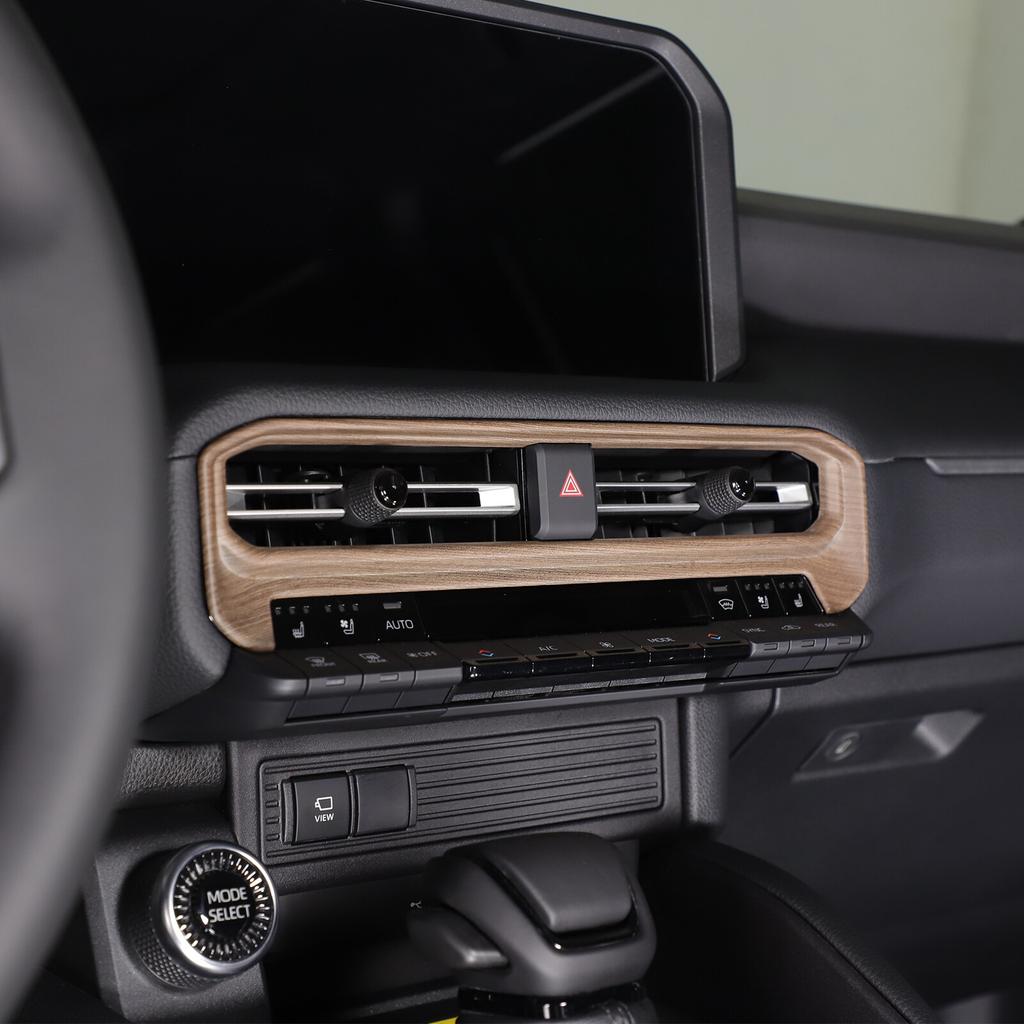 Grain Center Console air outlet Trim Cover For Toyota Land Cruiser LC250 24+